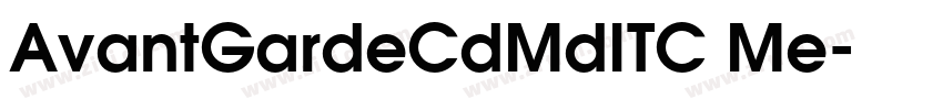 AvantGardeCdMdITC Me字体转换